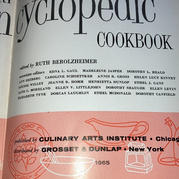 Vtg COOKBOOK by CULINARY ARTS INSTITUTE, revised 1965, 974 pgs. $17 - Picture 4 of 7